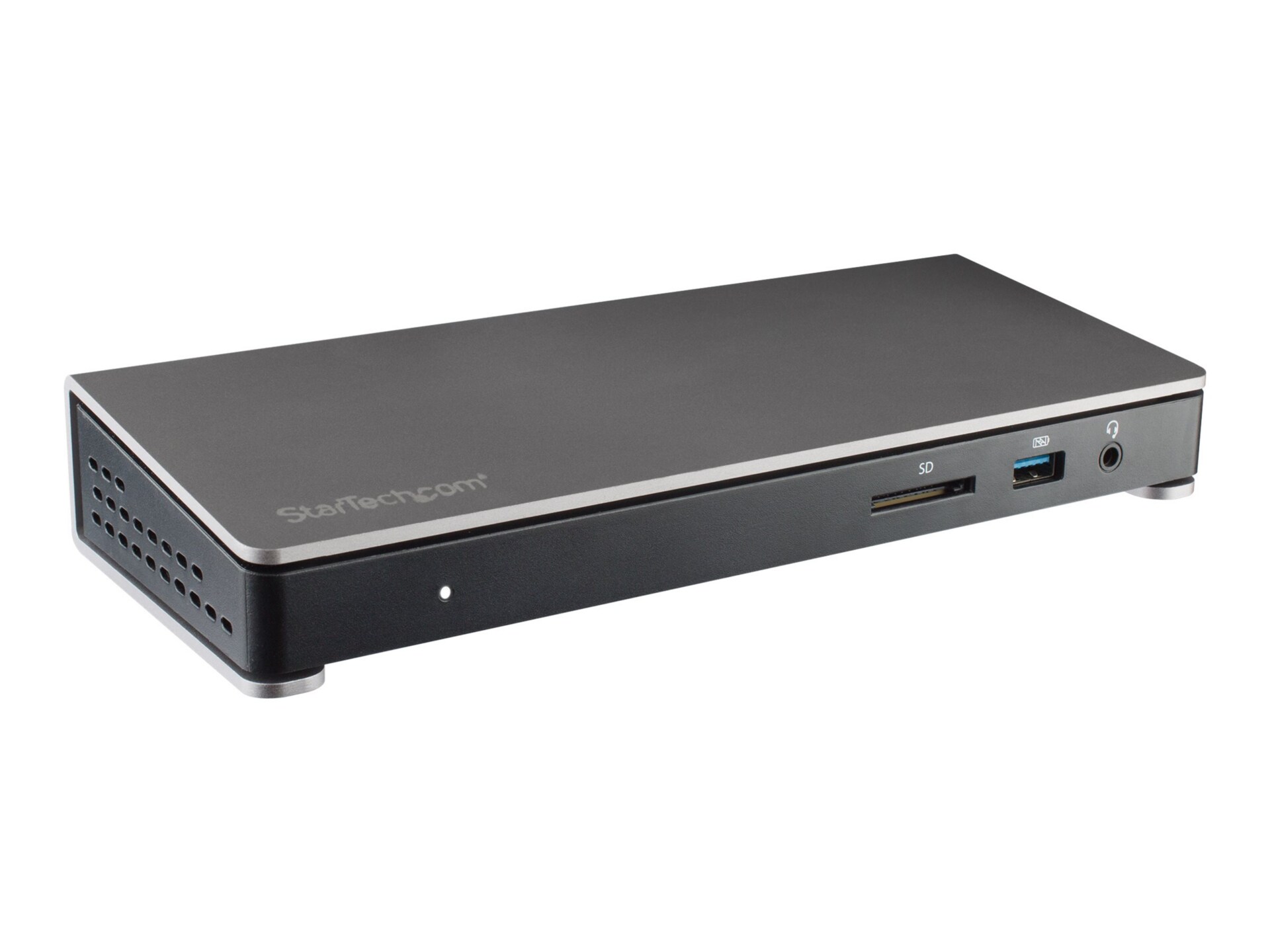 StarTech.com Thunderbolt 3 Dock - Dual Monitor 4K 60Hz TB3 Docking Station with DisplayPort - 85W Power Delivery, 6-Port