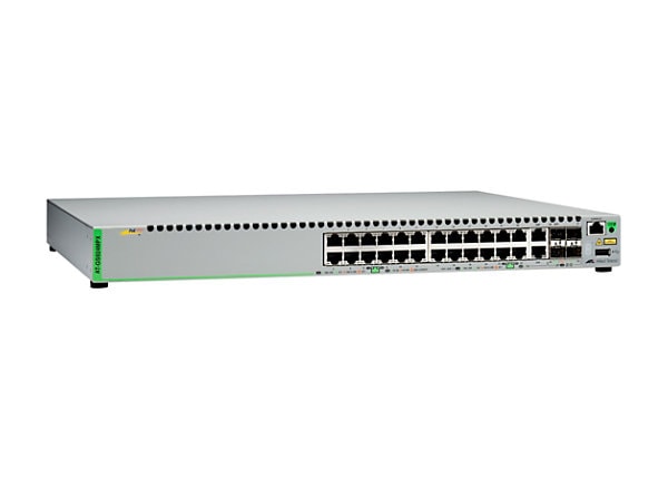 Allied Telesis CentreCOM AT-GS924MPX - switch - 24 ports - managed - rack-mountable