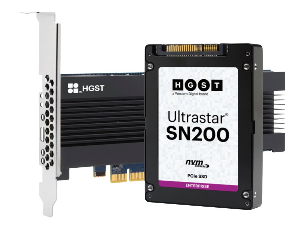 HGST Ultrastar SN200 HUSMR7664BDP301 - solid state drive - 6.4 TB - PCI Express 3.0 x4 (NVMe)