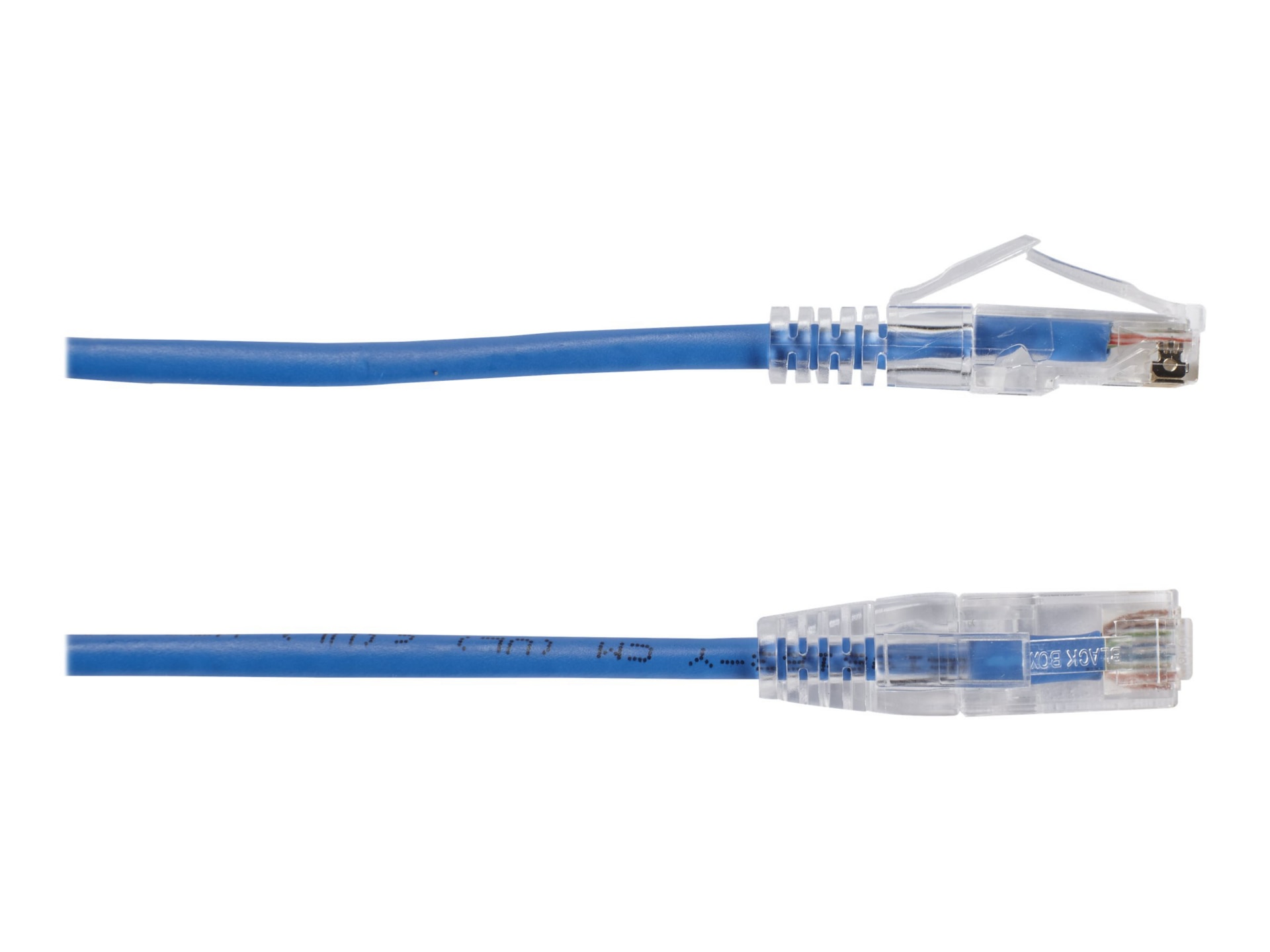 Black Box Slim-Net patch cable - 15 ft - blue
