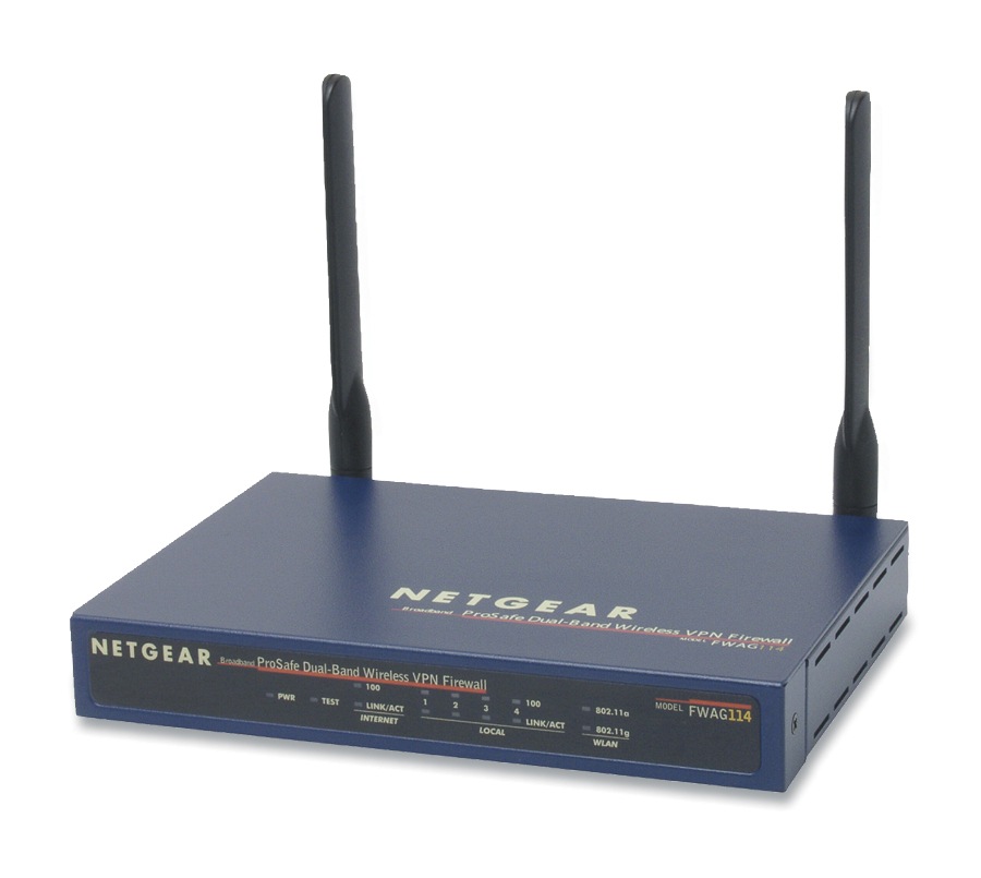 NETGEAR FWAG114 Prosafe Dual Band 802.11A/G Wireless VPN Firewall
