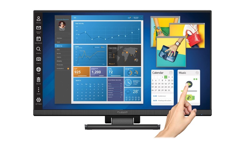 PC,TV モニター Planar Helium PCT2435 - LED monitor - Full HD (1080p) - 24