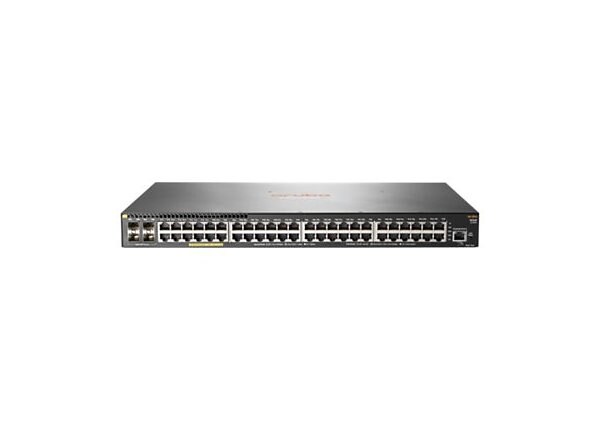 HPE Aruba 2930F 48G PoE+ 4SFP - switch - 48 ports - managed - rack-mountable