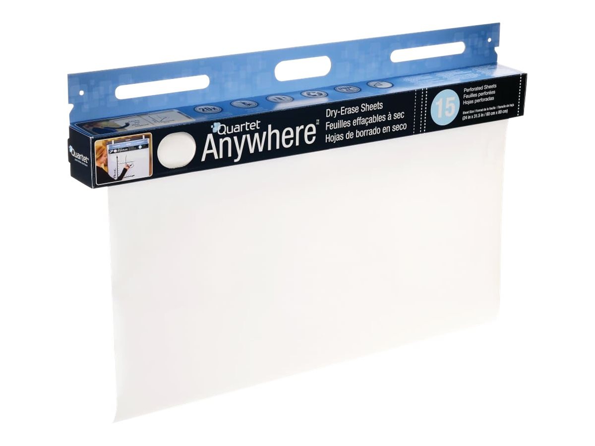 Quartet Anywhere dry erase surface - 610 x 800 mm (pack of 15)