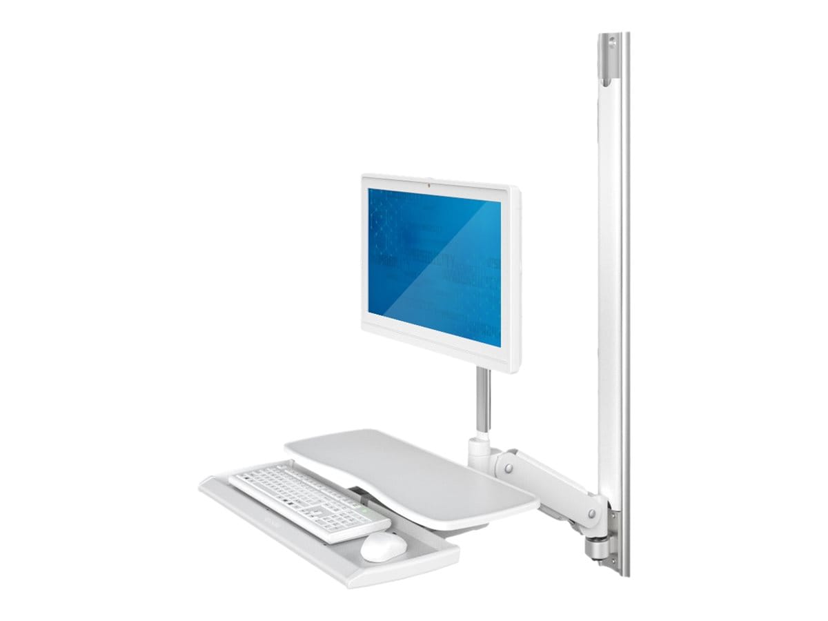 Enovate Medical e997 Wall Arm with 32" Track, e-Desk – 850N Gas Spring