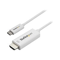StarTech.com 3ft (1m) USB C to HDMI Cable - 4K 60Hz USB Type C DP Alt Mode to HDMI 2,0 Video Display Adapter Cable -