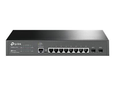 TP-Link JetStream T2500G-10TS - switch - 8 ports - managed - rack-mountable