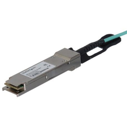StarTech.com MSA Uncoded 10m 40G QSFP+ to SFP AOC Cable - 40 GbE QSFP+ Active Optical Fiber - 40 Gbps QSFP Plus Cable