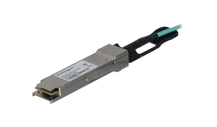 StarTech.com MSA Uncoded 15m 40G QSFP+ to SFP AOC Cable - 40 GbE QSFP+ Active Optical Fiber - 40 Gbps QSFP Plus Cable