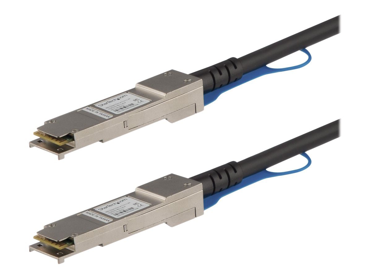 StarTech.com MSA Uncoded Compatible 3m 40G QSFP+ to QSFP+ Direct Attach Cable - 40 GbE QSFP+ Copper DAC 40 Gbps Low