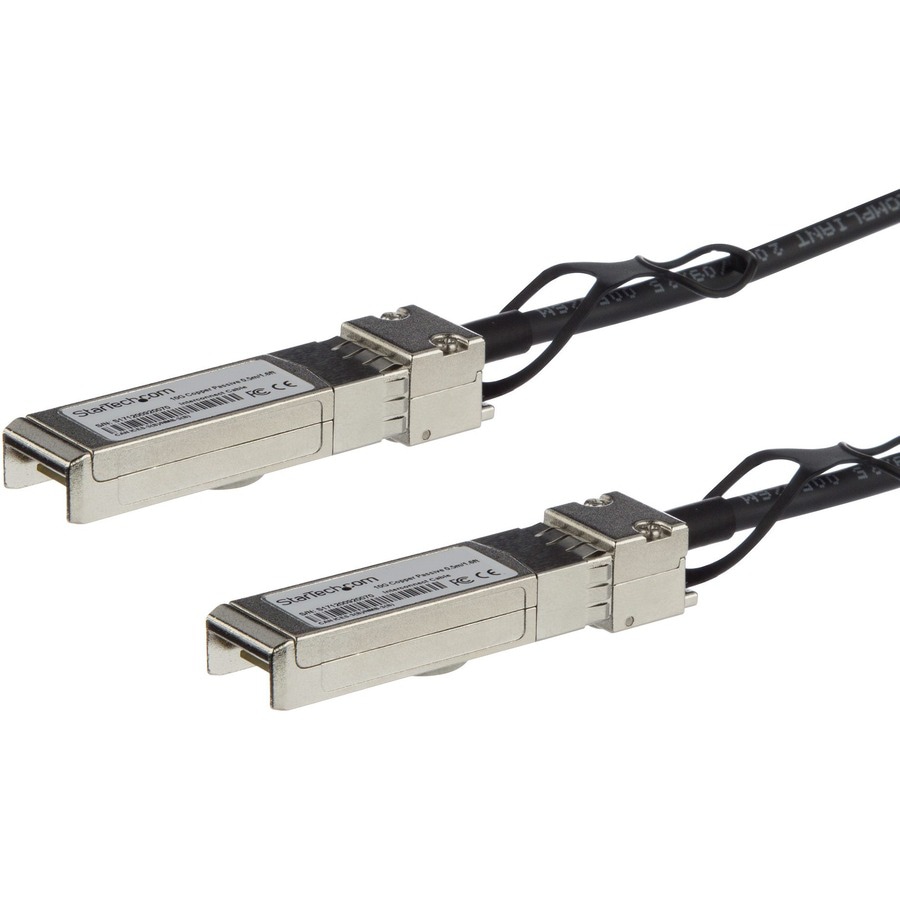 StarTech.com 0.5m 10G SFP+ to SFP+ Direct Attach Cable for Cisco SFP-H10GB-CU0-5M 10GbE SFP+ Copper DAC 10Gbps Passive