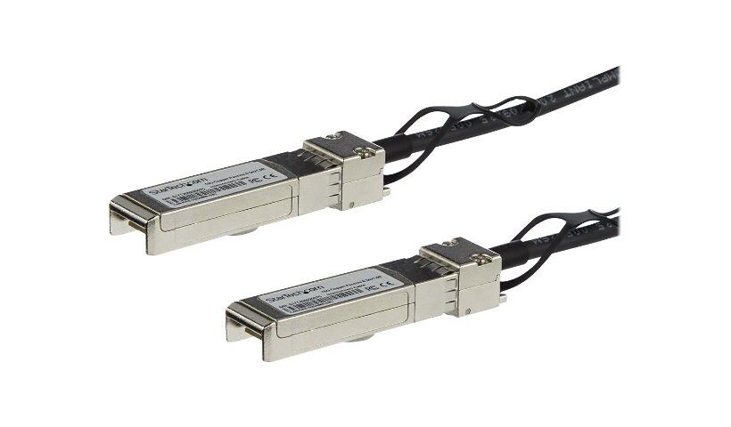 StarTech.com 0.5m 10G SFP+ to SFP+ Direct Attach Cable for Cisco SFP-H10GB-CU0-5M 10GbE SFP+ Copper DAC 10Gbps Passive