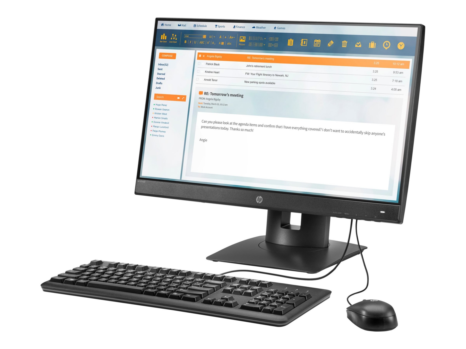 HP T310 G2 AIO 23.8" TERA2 PCoIP Zero Client 512MB RAM