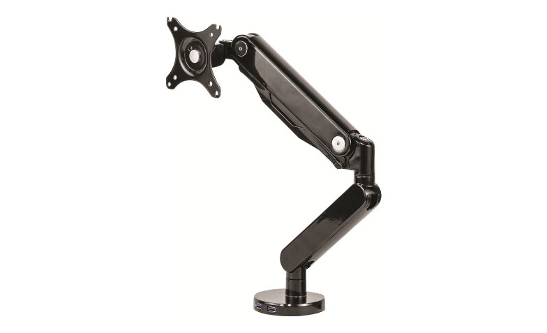 Fellowes Platinum Monitor Arm mounting kit - adjustable arm - for monitor -  black