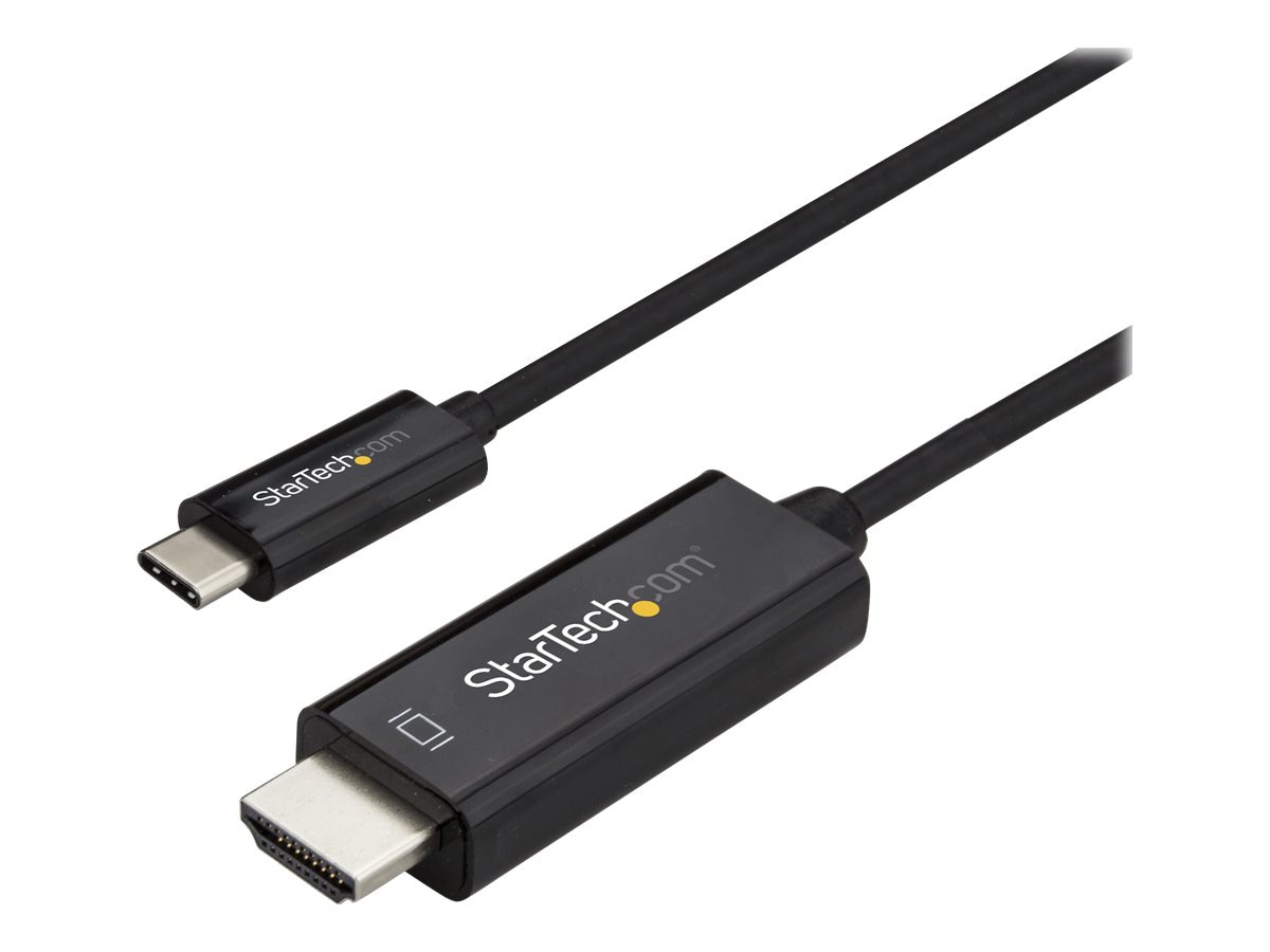 StarTech.com 3ft USB C to HDMI Cable - 4K 60Hz HBR2 USB-C to HDMI 2.0 Video Display Adapter Cable