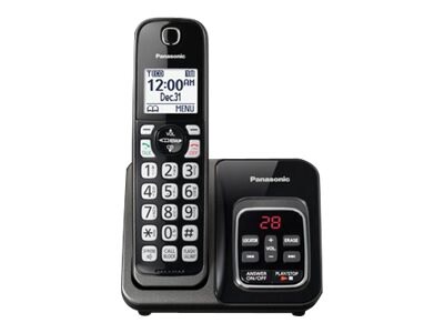 Panasonic KX-TGD530 - cordless phone - answering system with caller ID