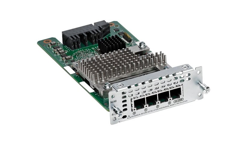 Cisco Fourth-Generation Network Interface Module - voice / fax module