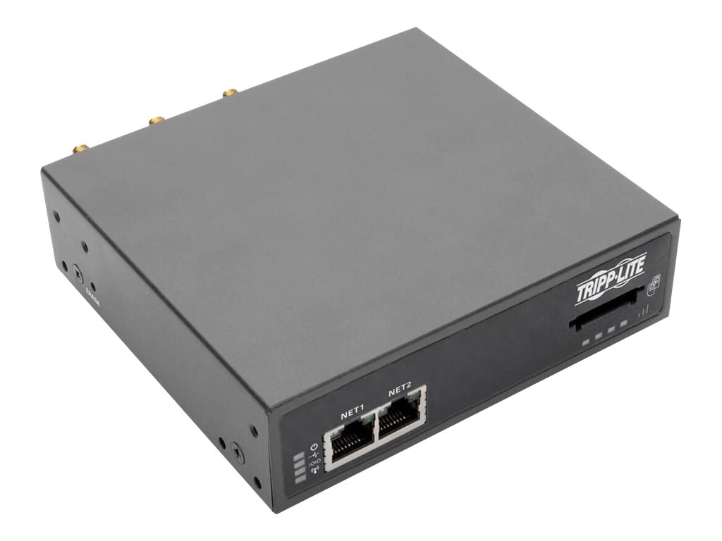 Eaton Tripp Lite Series 4-Port Console Server Cellular Gateway Dual GB NIC & SIM, 4G LTE - console server - TAA