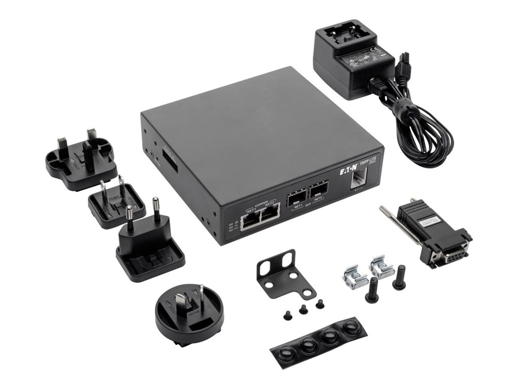 Eaton Tripp Lite Series 8-Port Console Server with Built-In Modem, Dual GbE NIC, 4Gb Flash and Dual SFP