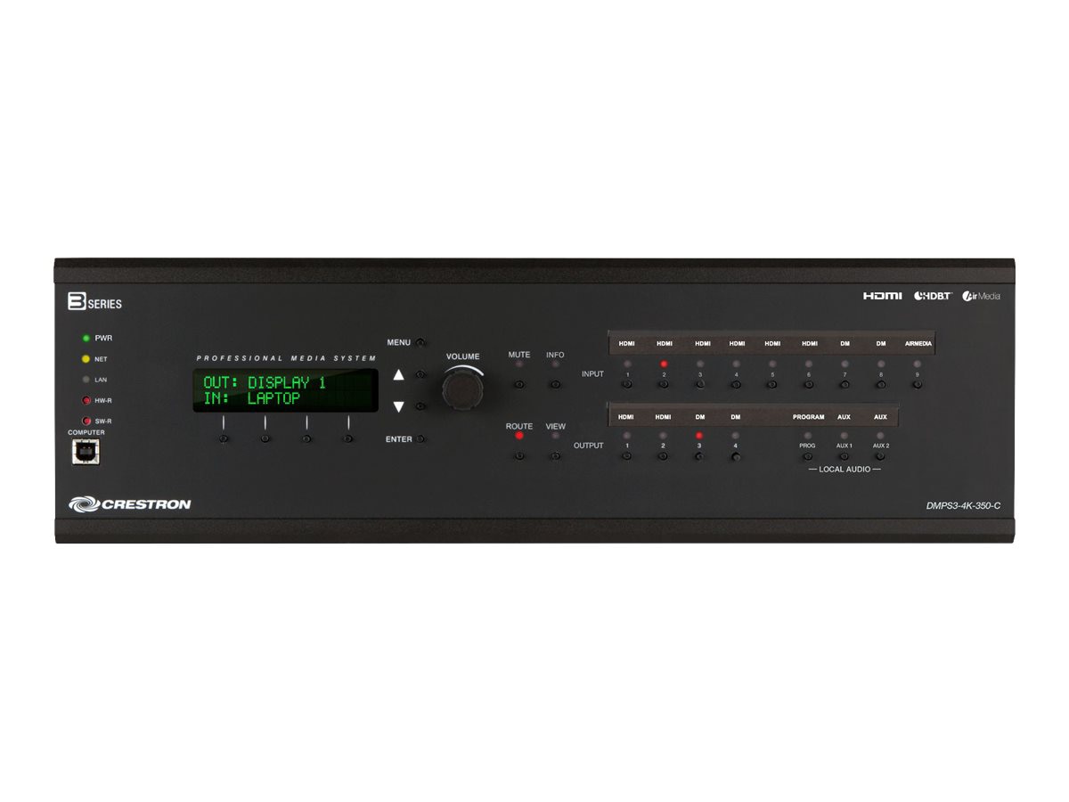 Crestron 3-Series 4K DigitalMedia DMPS3-4K-350-C presentation controller