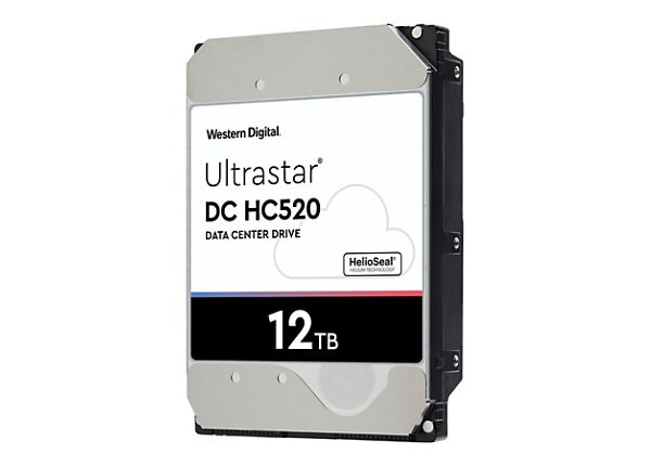 WD Ultrastar DC HC520 HUH721212ALE601 - hard drive - 12 TB - SATA 6Gb/s