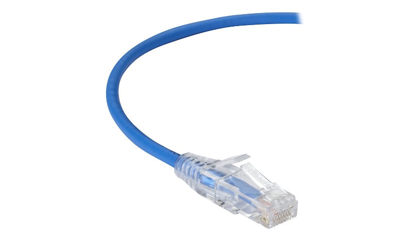 Black Box Slim-Net patch cable - 15 ft - blue