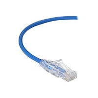 Black Box 15ft Slim-Net CAT6A Blue 28AWG 250Mhz UTP Snagless Patch Cable