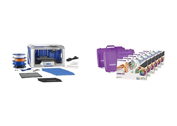 littleBits Google STEM Bundle - Code Kit Class Pack - 18 Students with Dremel 3D40-EDU printer