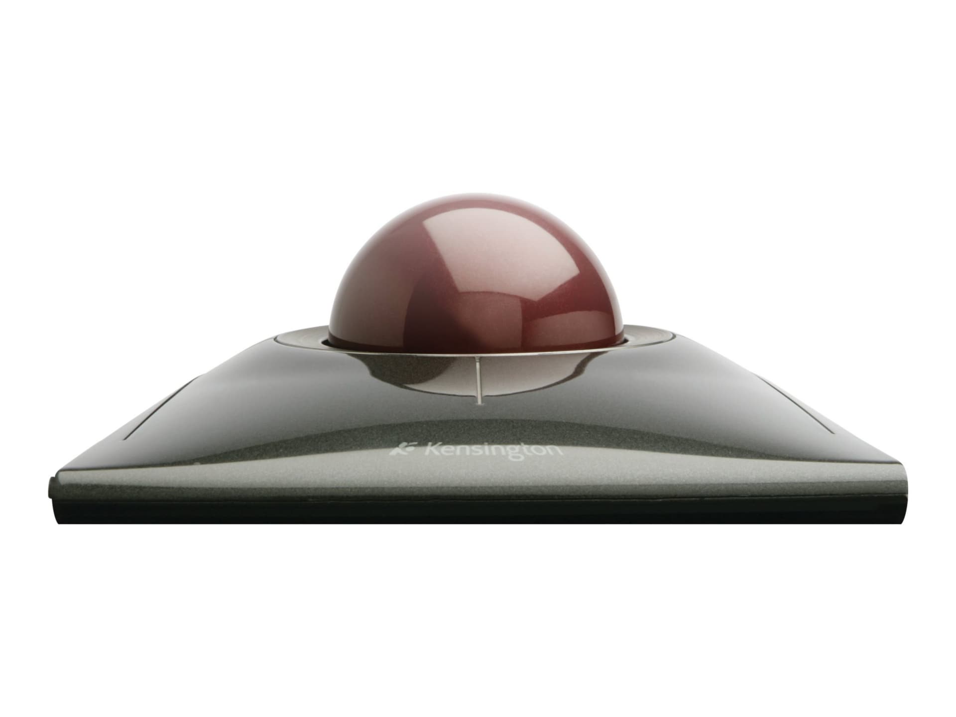 Kensington SlimBlade Trackball - boule de commande - USB - graphite, Rouge rubis