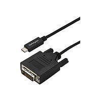 StarTech.com 10ft (3m) USB C to DVI Cable - 1080p USB Type-C to DVI-Digital Video Display Adapter Monitor Cable - Works