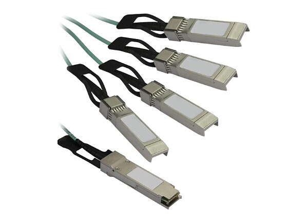 StarTech.com Cisco QSFP-4X10G-AOC10M Comp. QSFP+ Breakout Cable - 15m (49')