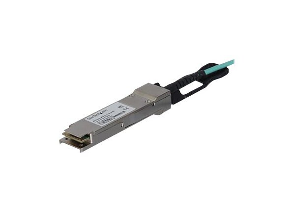 StarTech.com MSA Compliant QSFP+ Active Optical Cable (AOC) - 30 m (98.4')