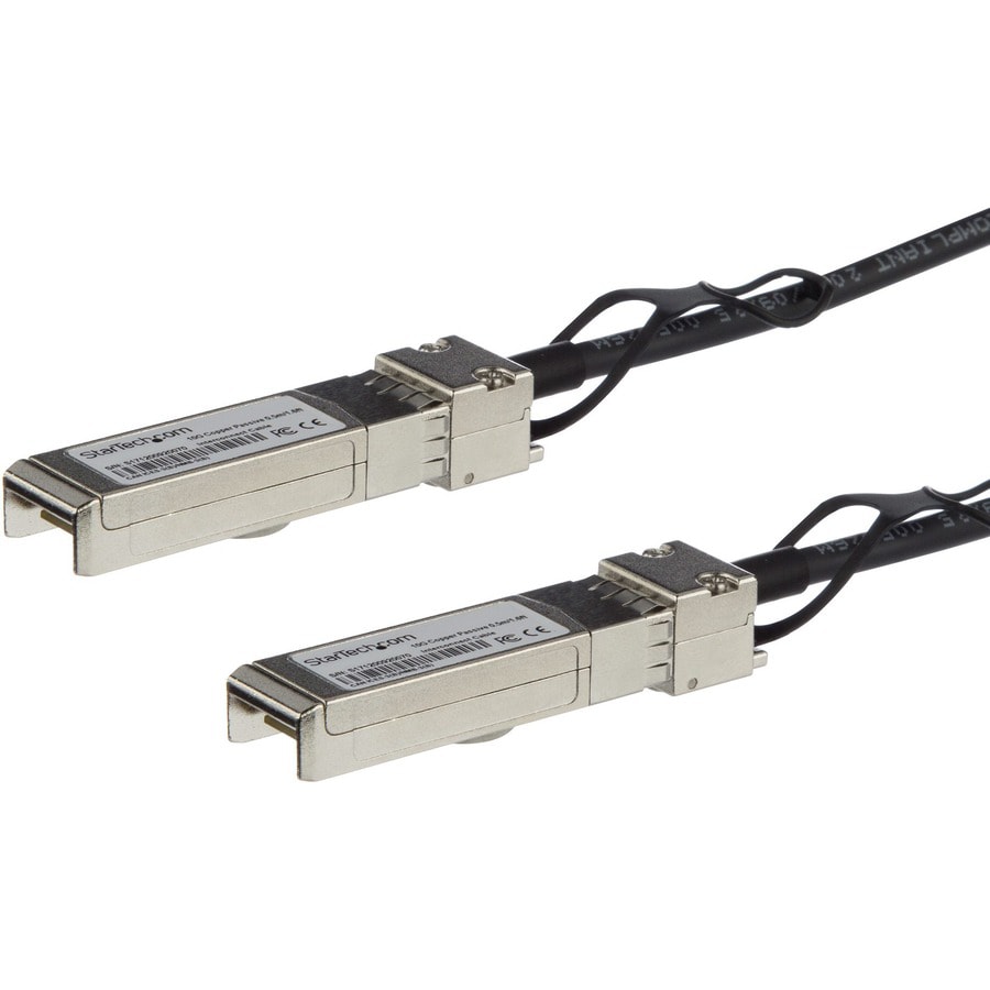 StarTech.com MSA Uncoded Compatible 0.5m 10G SFP+ to SFP+ Direct Attach Cable 10 GbE Twinax DAC