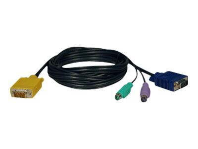 Tripp Lite 6ft PS/2 Cable Kit for KVM Switch 3-in-1 B020-008 / 16 &amp; B022 KVMs 6' - keyboard / video / mouse (KVM)