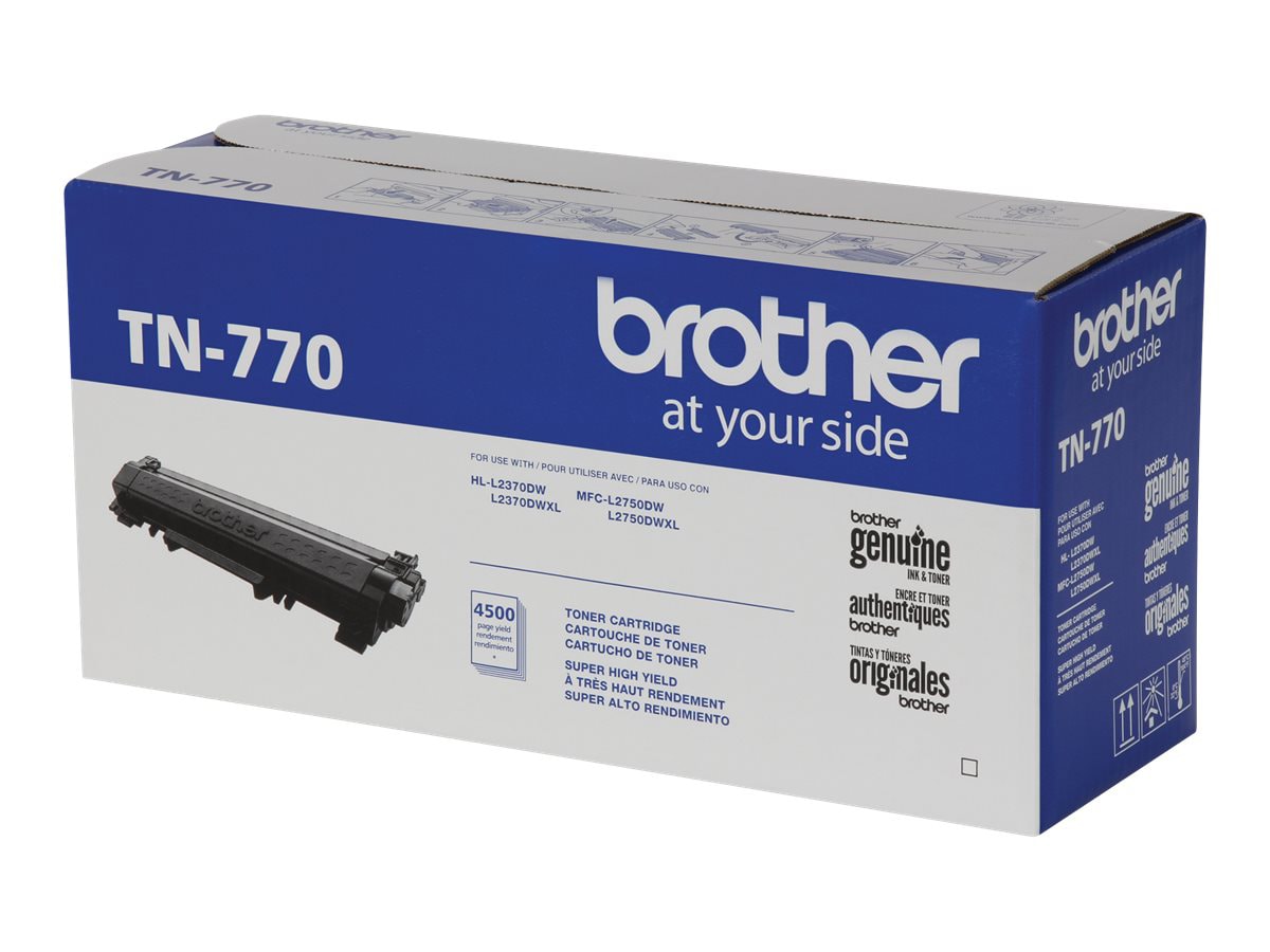 Brother TN770 Super High Yield - black - original - toner cartridge - TN770 - Toner Cartridges - CDW.com