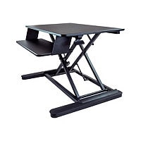 StarTech.com Sit Stand Desk Converter - Height Adjustable Ergonomic Standing Large Workstation