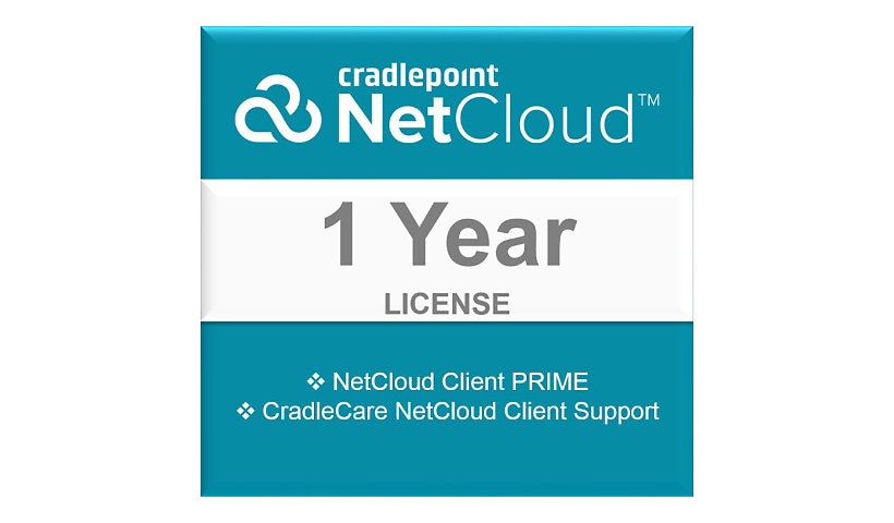 Cradlepoint NetCloud Engine Client Prime - subscription license (1 year) +