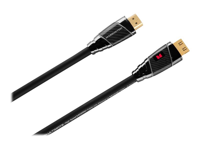 Monster Cable Black Platinum - HDMI with Ethernet cable - 9 ft