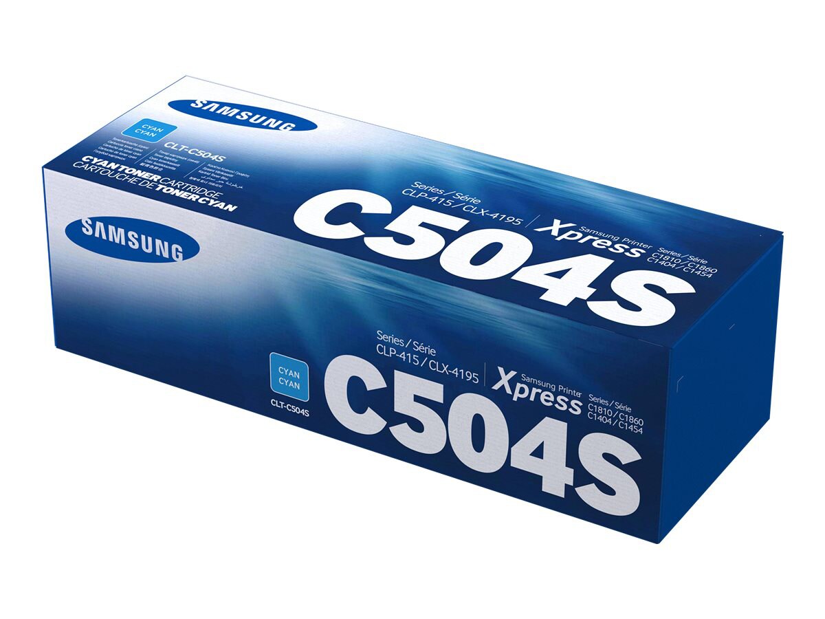 Samsung CLT-C504S - cyan - original - toner cartridge (SU029A)