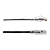 Black Box 12ft Slim-Net CAT6A Black 28AWG 250Mhz UTP Snagless Patch Cable