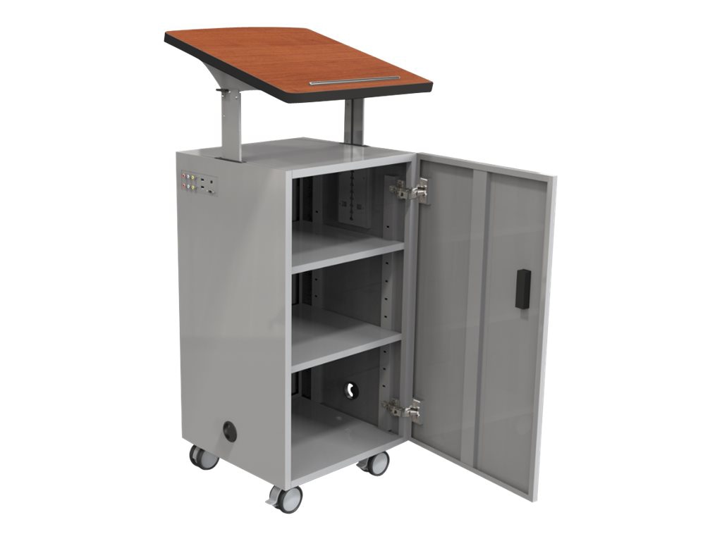 BALT Trend Podium - lectern - rectangular - amber cherry