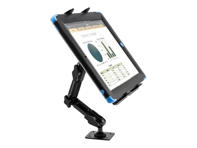 Compulocks Vehicle Universal Tablet Holder with 4" Arm Drill Base - mountin