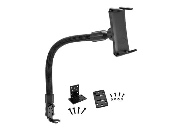 ELD mount Universal Tablet Holder with 18" Flexible Gooseneck Seat Rail Mount - car holder