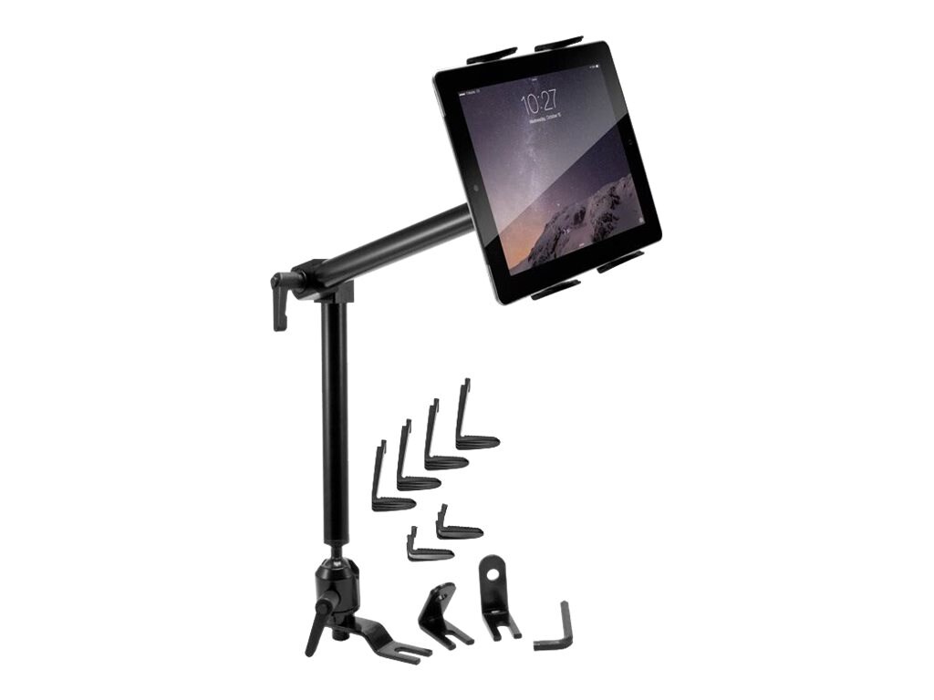 Compulocks Universal Tablet Holder with 22" Heavy Duty Seat Rail Mount - mounting kit