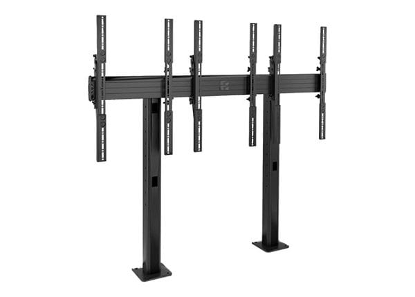 Chief Fusion LBM3X1UP 3 x 1 Portrait Micro-Adjustable Large Bolt-Down Freestanding Video Wall - mounting kit