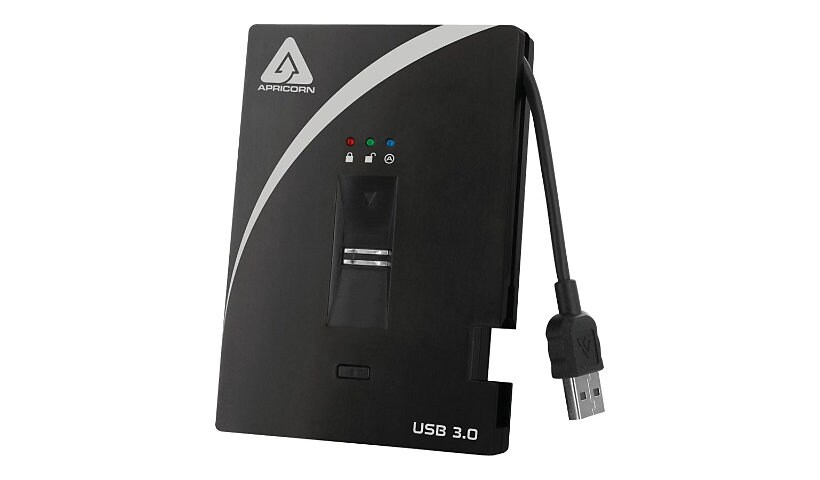 Apricorn Aegis Bio A25-3BIO256-2000 - hard drive - 2 TB - USB 3.0 - TAA Com