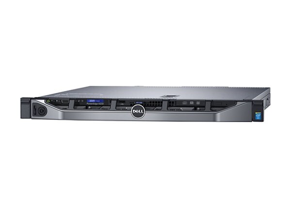 Dell EMC PowerEdge R230 - rack-mountable - Xeon E3-1240V6 3.7 GHz - 8 GB - 1 TB