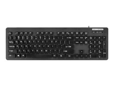 LCOOL Water-Resistant Keyboard - Black