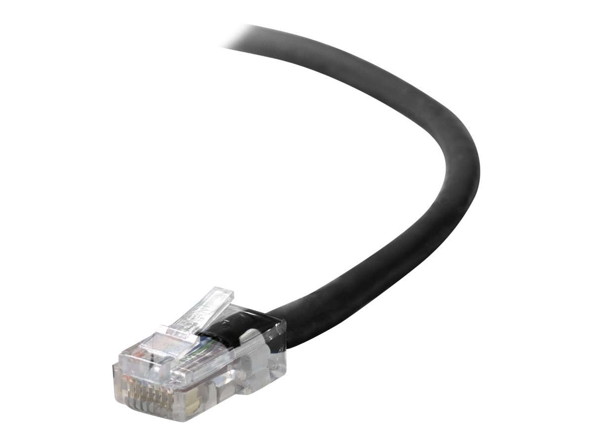 Belkin CAT5e/CAT5, 30ft, Black, Snagless, UTP, RJ45 Patch Cable