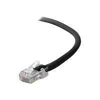 Belkin Cat5e/Cat5 30ft Black Snagless Ethernet Patch Cable, PVC, UTP, 24 AWG, RJ45, M/M, 350MHz, 30'